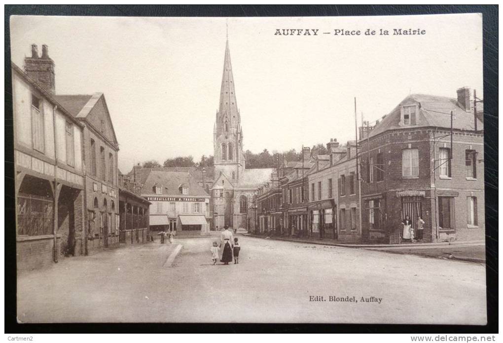 AUFFAY PLACE DE LA MAIRIE 76 SEINE-MARITIME - Auffay