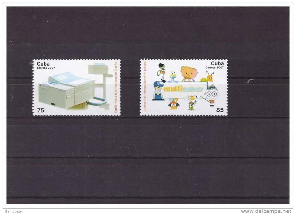 2007 DESIGN CONFERENCE 2 VALUES  MNH - Ongebruikt