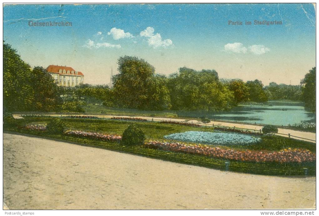 Gelsenkirchen, Partie Im Stadtgarten, 1921 - Gelsenkirchen