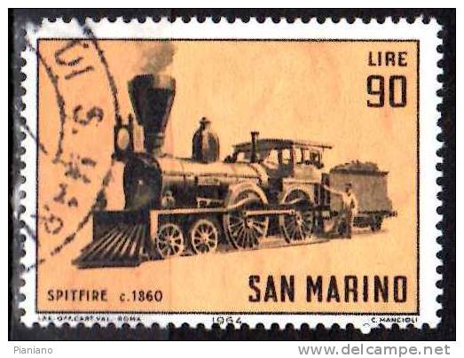 PIA - SMA - 1964 : Storia della Locomotiva   - (SAS 672-81)
