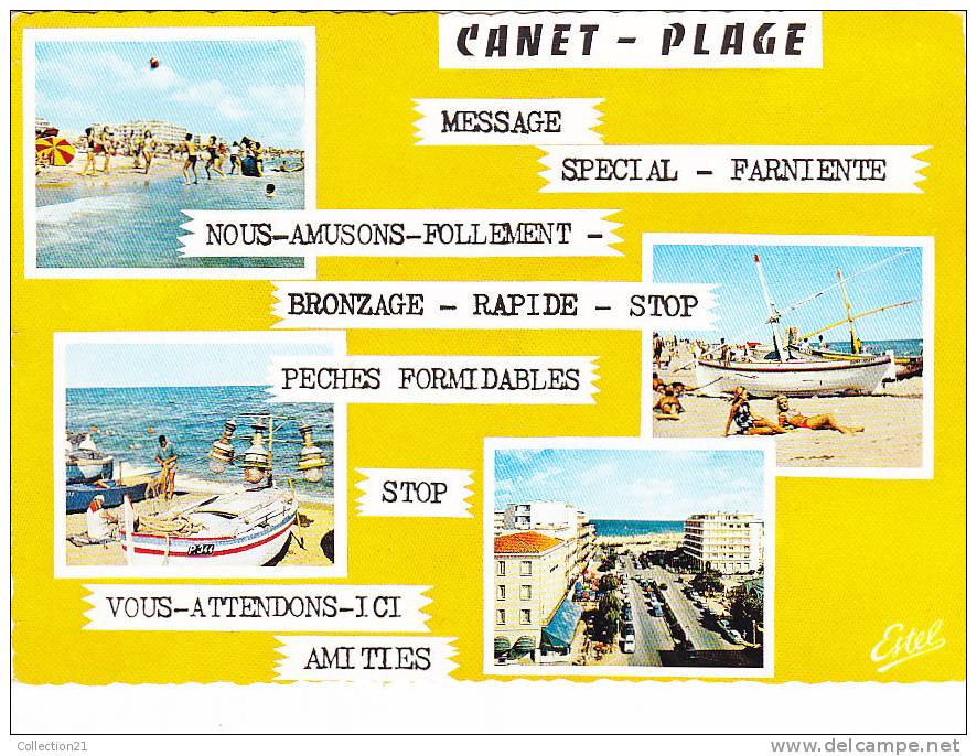 CANET PLAGE ... SOUVENIR - Canet En Roussillon