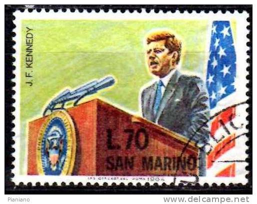 PIA - SMA - 1964 : Anniversario Della Morte Del Presidente U.S.A. J.F. Kennedy   - (SAS 685-86) - Gebruikt