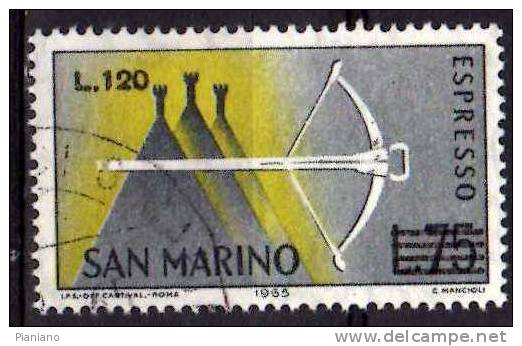 PIA - SAN  MARINO  - 1965 :  Espressi  -  (SAS   Ex 25-26) - Francobolli Per Espresso
