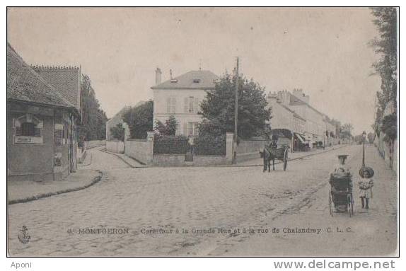 MONTGERON (.carrefour De La Grande .rue Et La Rue De Chalandray ) - Montgeron