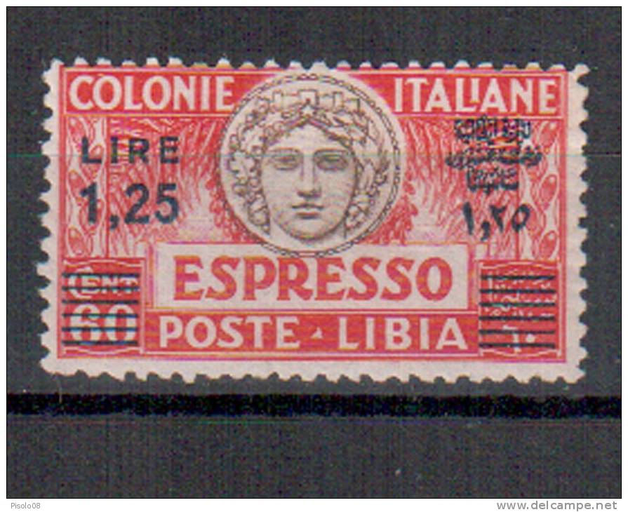 LIBIA 1936 ESPRESSO DENT. 14  ** MNH - Libya