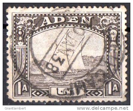 Aden 1937 Dhow - Yacht 1A Used - Aden (1854-1963)