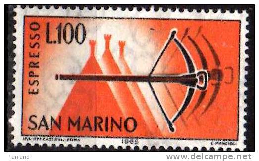 PIA - SMA - 1966 : Espressi - Balestra   - (SAS E27.-E29) - Express Letter Stamps