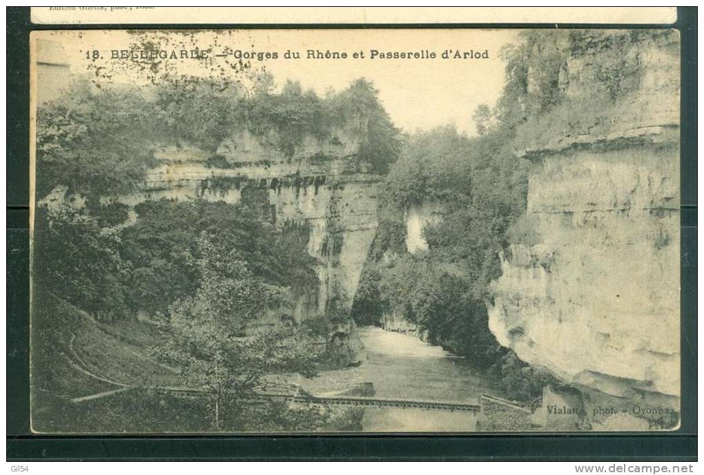 Belegarde - Gorges Du Rhone Et Passerelle D'arlod  - Ts04 - Bellegarde-sur-Valserine