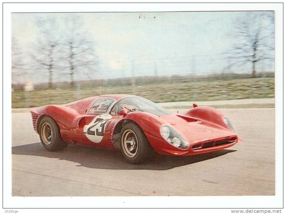 CPA - Sport Automobile : Lorenzo Bandini Sur Ferrari 1967 - Prototype 33 P4 12 Cil V Cm3  4.000 - Autres & Non Classés