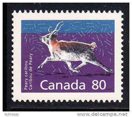 Canada MNH Scott #1180 80c Peary Caribou Perf 13.1 - Neufs