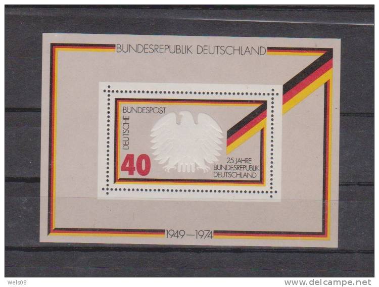 BRD 1974:  Block Nr. 10 Postfrisch (siehe Foto/Scan) - Ungebraucht