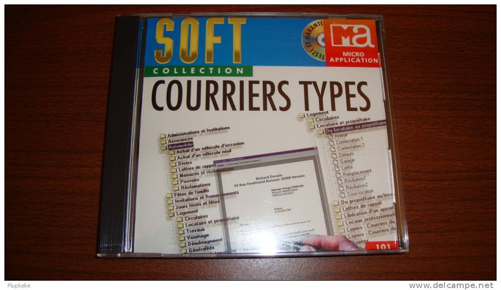 Courrier Types Micro Application Avec Manuel Sur Cd-Rom - Informatica