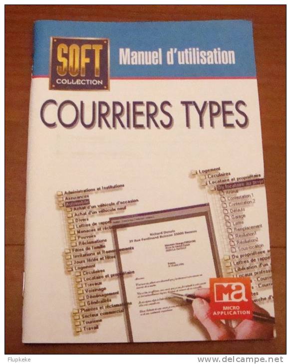 Courrier Types Micro Application Avec Manuel Sur Cd-Rom - Informatica