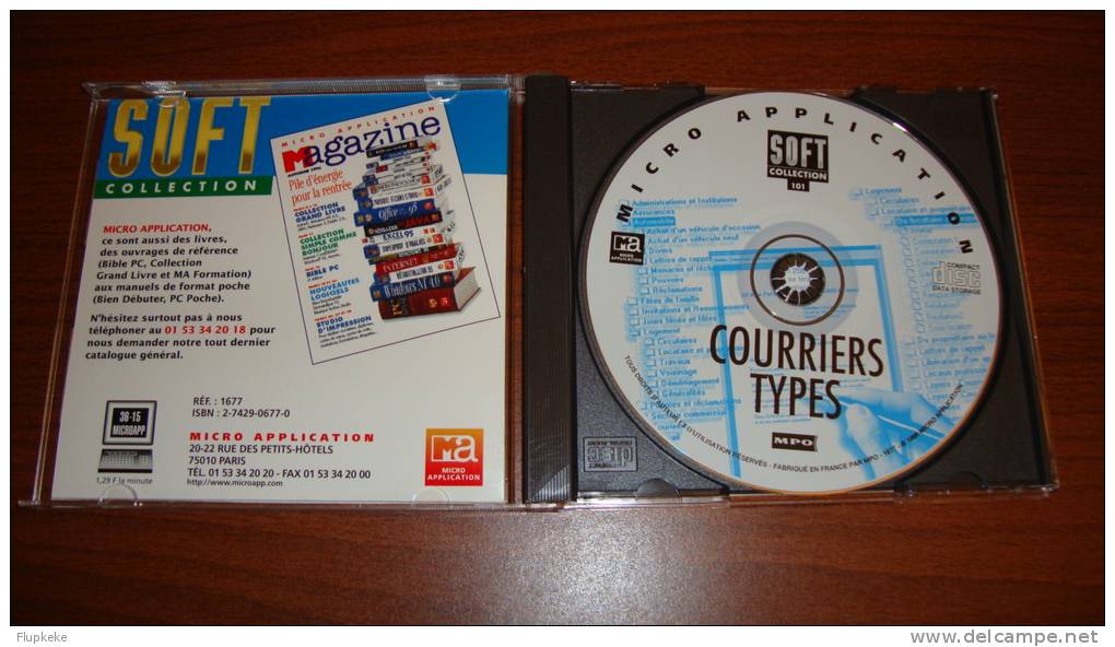 Courrier Types Micro Application Avec Manuel Sur Cd-Rom - Informatik