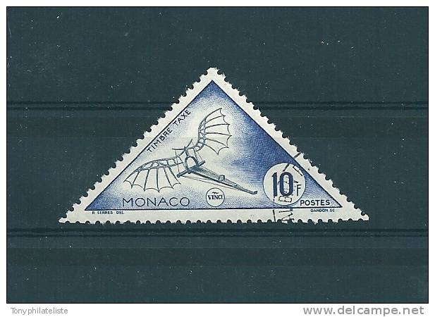 Monaco   Timbres Taxe  De 1953  N°48  Timbre Oblitéré - Strafport