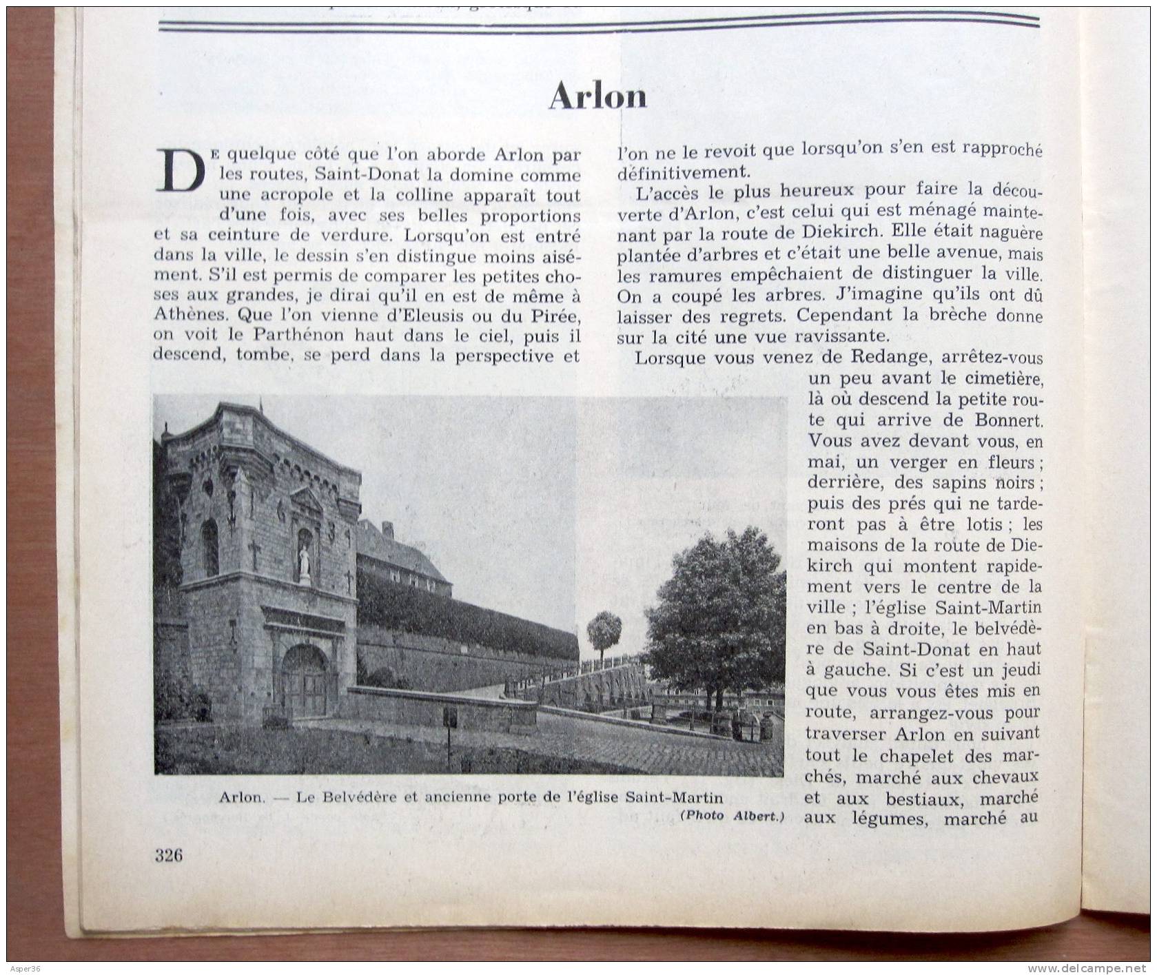 Magazine Avec Articles "Arlon, Abdij St-Gertrude Leuven" 1938 - Collections