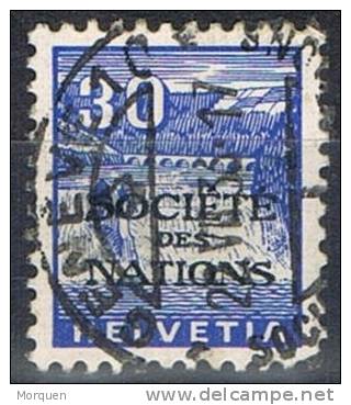 Lote 6 Sellos Service Oficial SUIZA, Yvert Num 58, 64, 94, 96, 186, 189 º - Oficial