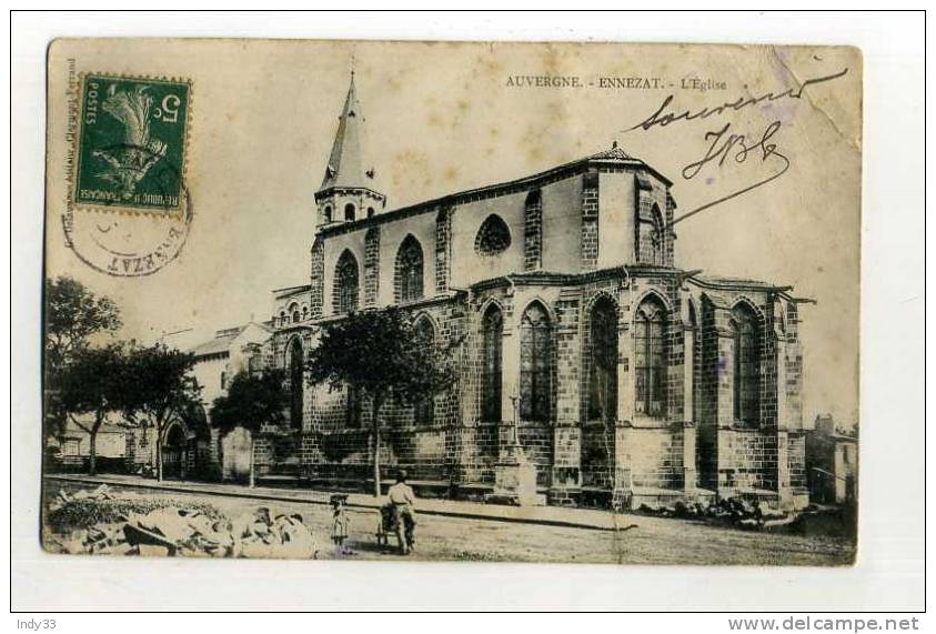 - FRANCE 63 . ENNEZAT . L'EGLISE . - Ennezat