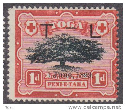 TONGA 1899 1d Royal Wedding SG 54b HM XG156 - Tonga (...-1970)