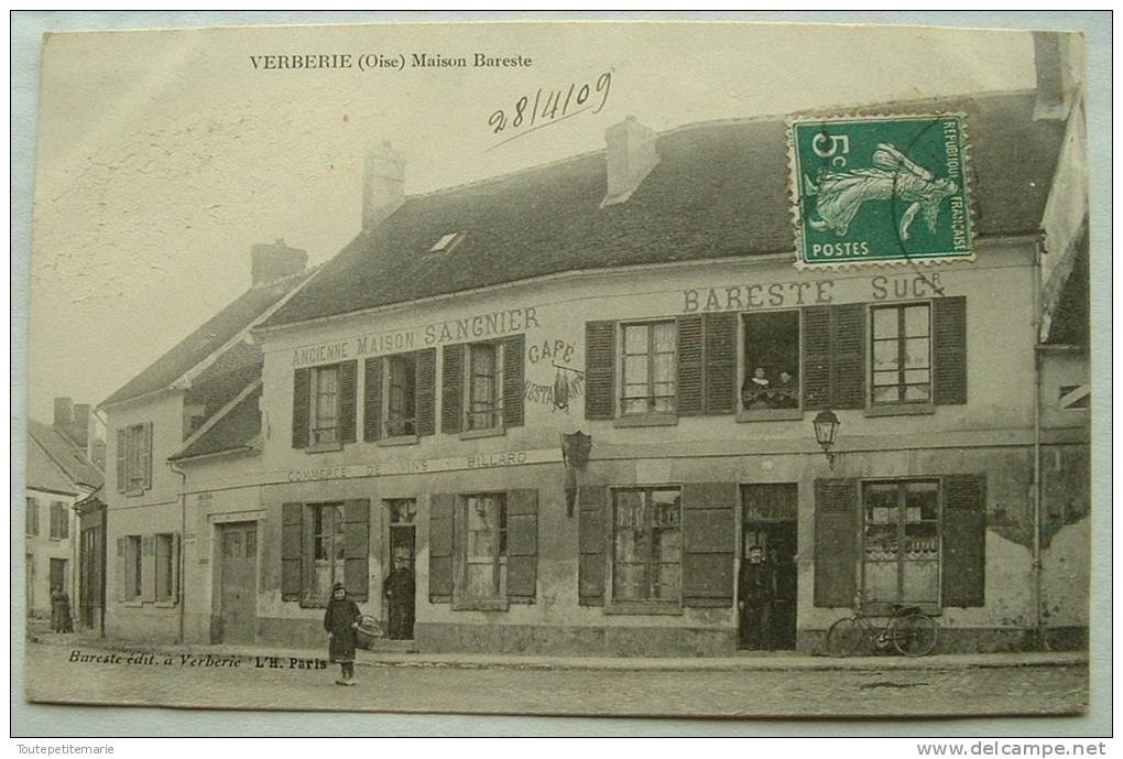 Verberie - Ancienne Maison Sangnier - Cafe Restaurant Bareste Succession - Verberie