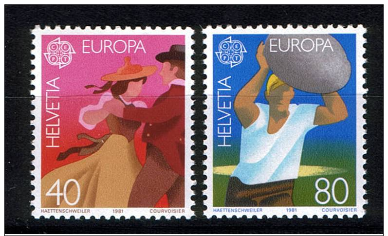 SUISSE  1981 EUROPA-CEPT. MNH. SANS CHARNIERE.NEUF.SES 51 - 1981