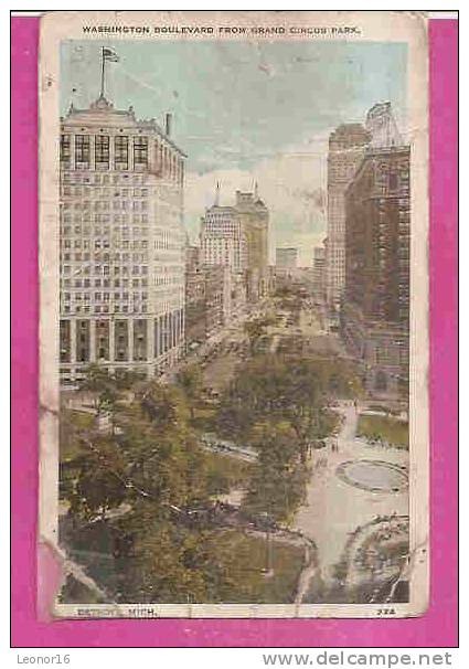 DETROIT    -   * WASHINGTON BOULEVARD FROM GRAND CIRCUS PARK *   -   Verlag : T.B.   N° 234 - Detroit