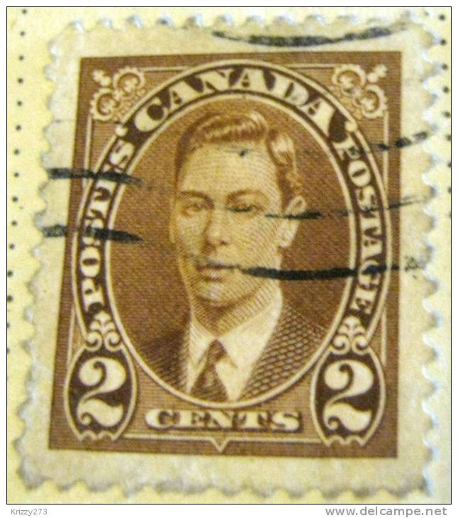 Canada 1937 King George VI 2c - Used - Used Stamps