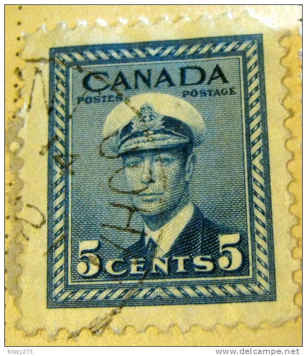 Canada 1942 War Effort King George VI 5c - Used - Used Stamps