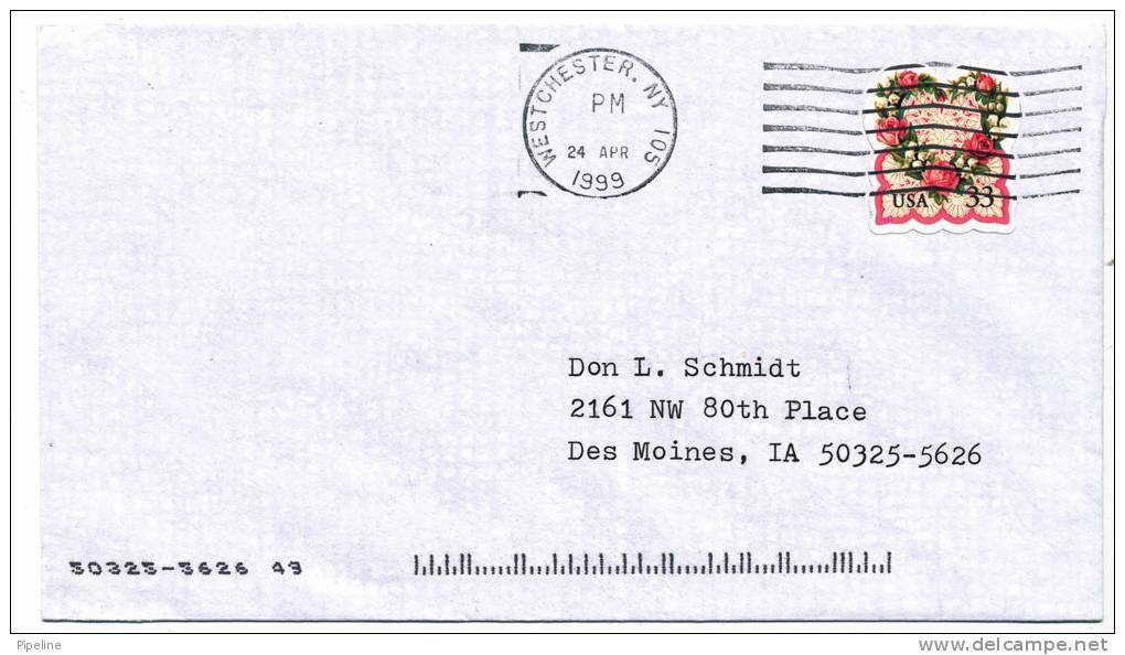 USA Cover Westchester NY. 24-4-1999 - Lettres & Documents