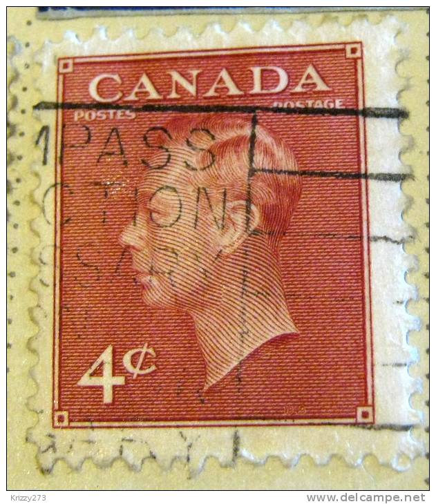 Canada 1949 King George VI 4c - Used - Oblitérés