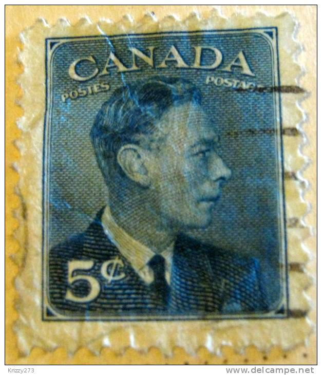 Canada 1949 King George VI 5c - Used - Oblitérés