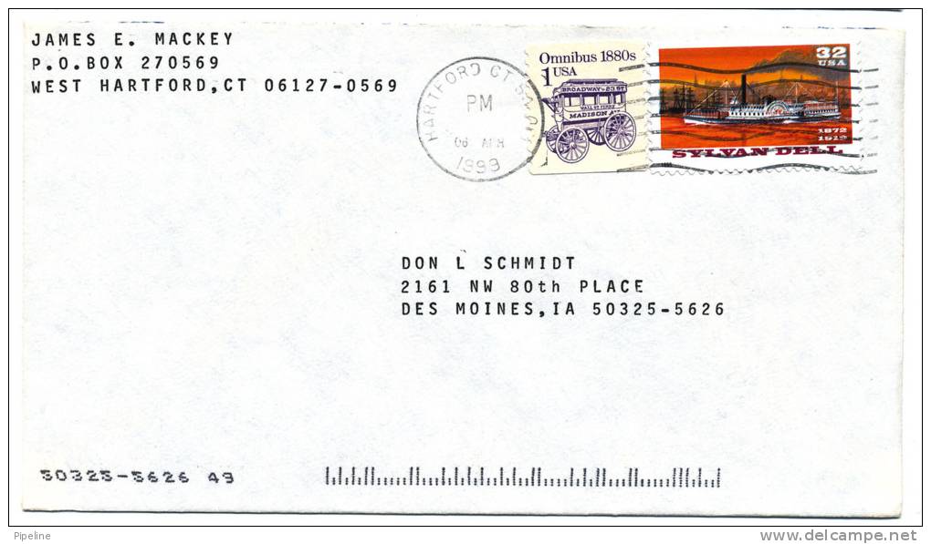 USA Cover Hartford CT. 6-3-1999 - Lettres & Documents