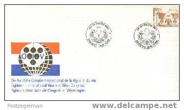 REPUBLIC OF SOUTH AFRICA 1983 Enveloppe Wine Congress F1475 - Wines & Alcohols