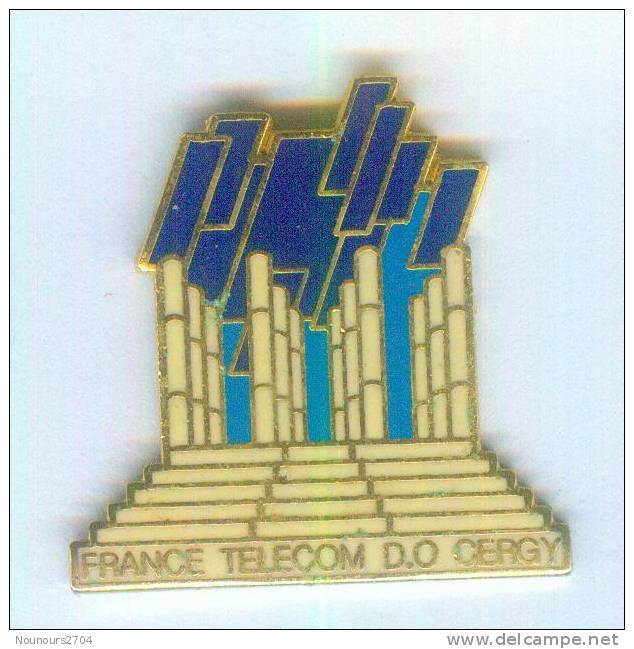 Pin's  FRANCE TELECOM - D.O CERGY (95) - Sofrec - B587 - France Telecom