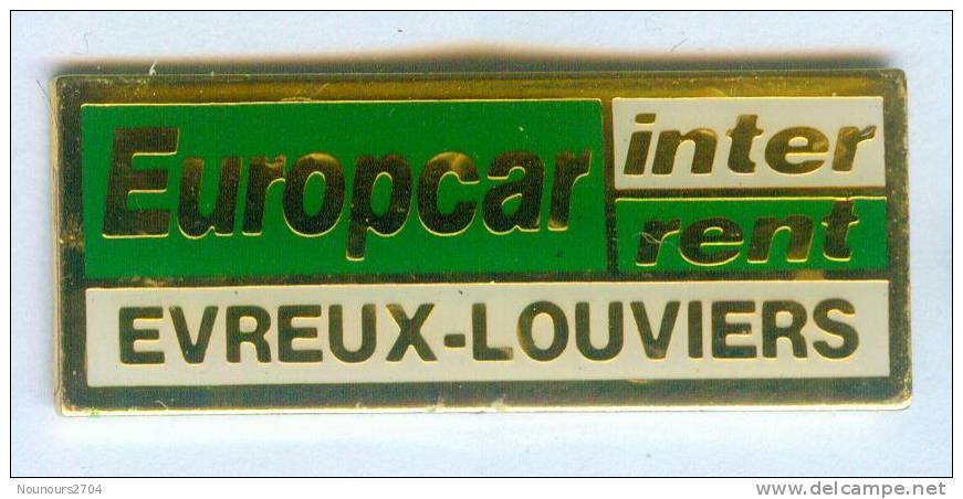 Pin's  EUROPCAR Inter Rent - Evreux  Louviers (27) - K18 -  B603 - Marques