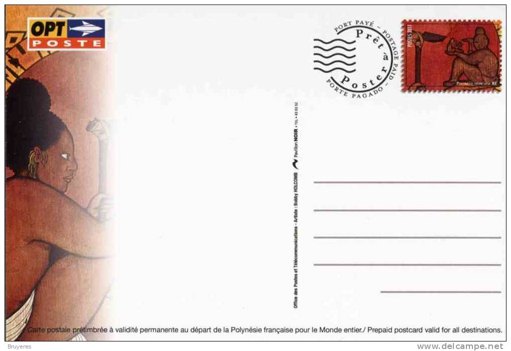 Entier Postal Sur CP Avec Timbre Et Illustration "Bobby Holcomb" - Ganzsachen