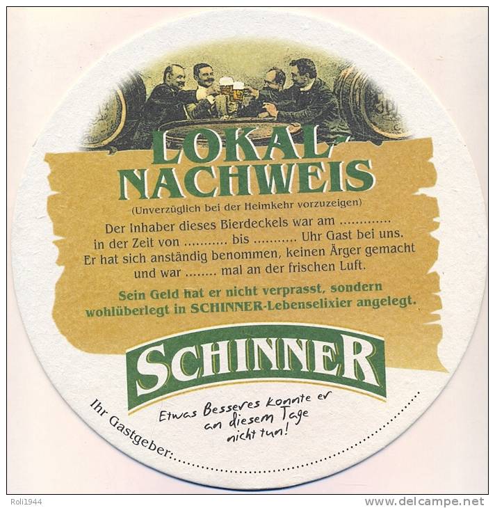 D66-030 Viltje Schinner Ø 200mm - Bierdeckel