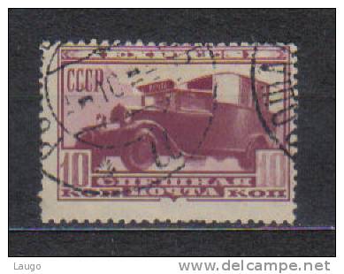 Russia Mi 408 Postal Car 1932 FU - Used Stamps