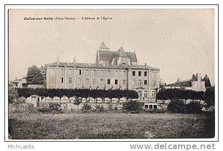 CPA 79 CELLES SUR BELLE - L Abbaye Et Eglise - Celles-sur-Belle