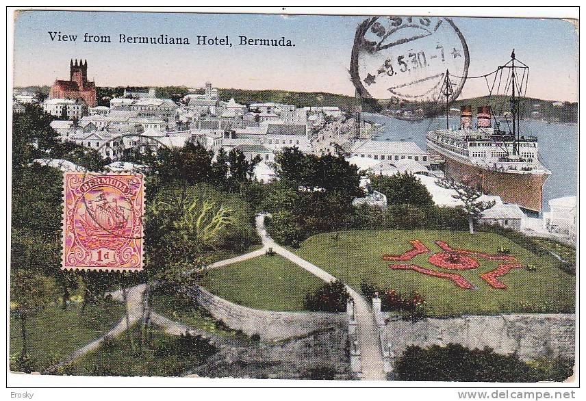 PGL AT186 - BERMUDA VIEW FROM BERMUDIANA HOTEL 1930 - Bermudes