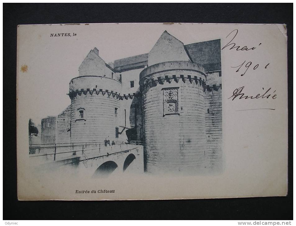 Nantes,Entree Du Chateau 1901 - Châteaux