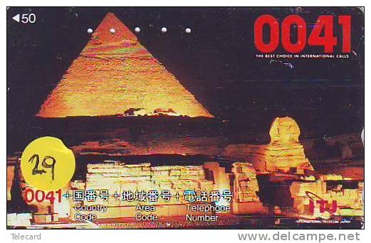 Télécarte Japonaise EGYPT Related (29) - Egypte