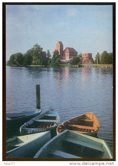 Lithuania Mint Card 1973y Stationery USSR RUSSIA Baltic Lietuva Architecture Trakai Castle - Lituania