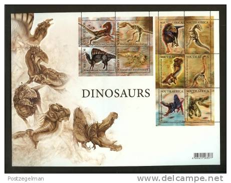 RSA 2009 Sheet Stamps Dinosaures 2009-dino - Blokken & Velletjes