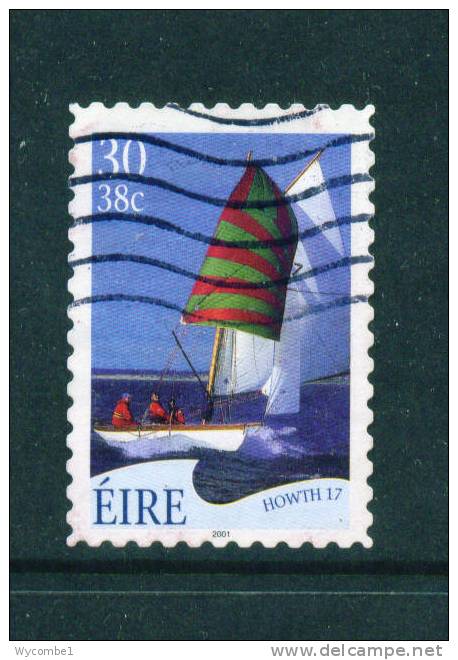 IRELAND  -  2001  Yachts  30p  Self Adhesive  FU  (stock Scan) - Used Stamps