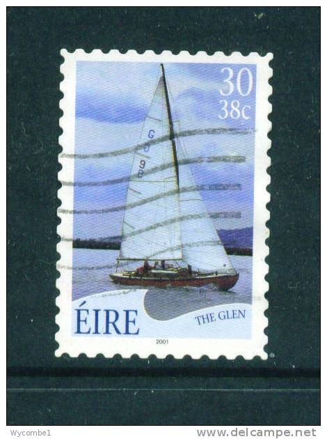 IRELAND  -  2001  Yachts  30p  Self Adhesive  FU  (stock Scan) - Used Stamps