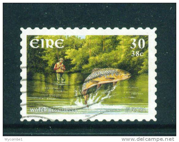 IRELAND  -  2001  Europa  30p  Self Adhesive  FU  (stock Scan) - Used Stamps