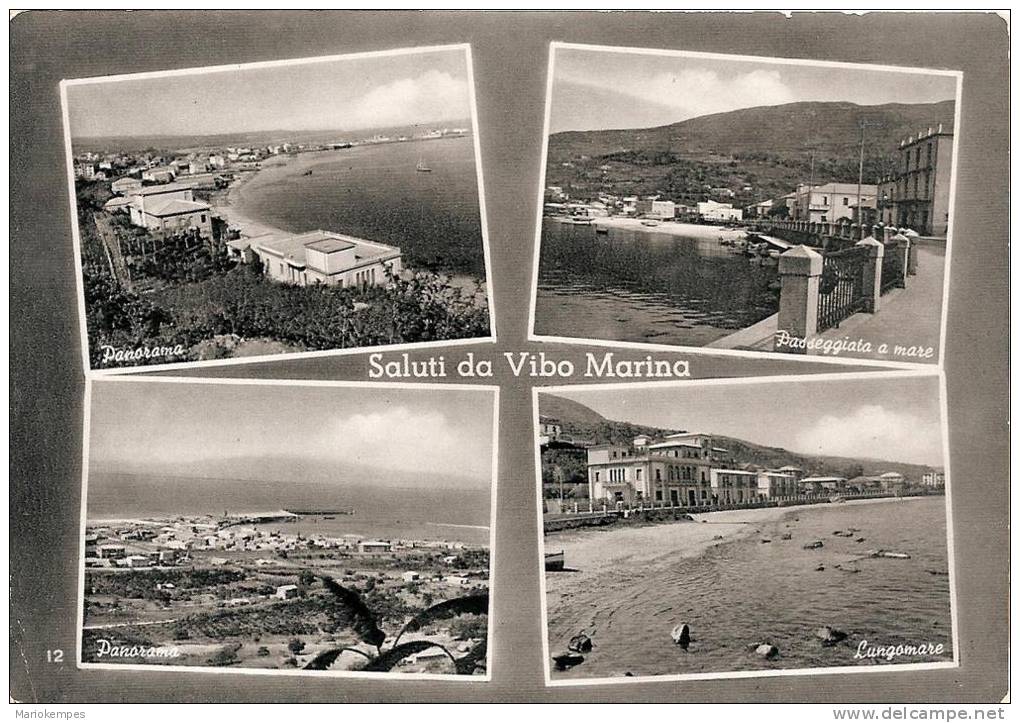 VIBO MARINA  -  Saluti Da.....................4 Vedute. - Vibo Valentia