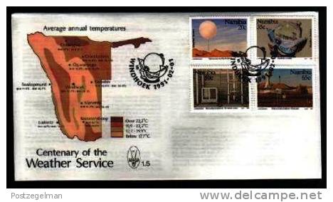 NAMIBIA 1991 FDC Mint 1.5 Meteorology - Namibie (1990- ...)