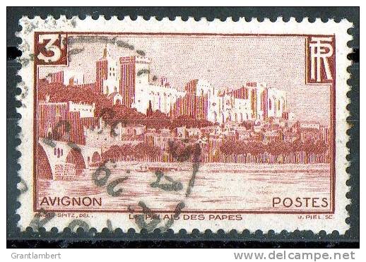 France 1938 Avignon - Le Palais Des Papes Obl. - - Used Stamps